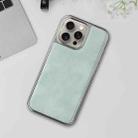 For iPhone 16 Electroplated Side PU Hybrid TPU MagSafe Phone Case(Green) - 2