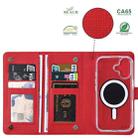 For iPhone 16 ViLi GHA-C Series RFID MagSafe Magnetic Flip Leather Phone Case(Red) - 2