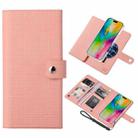 For iPhone 16 Plus ViLi GHA-C Series RFID MagSafe Magnetic Flip Leather Phone Case(Pink) - 1