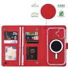 For iPhone 16 Plus ViLi GHA-C Series RFID MagSafe Magnetic Flip Leather Phone Case(Red) - 2