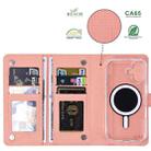 For iPhone 16 Pro Max ViLi GHA-C Series RFID MagSafe Magnetic Flip Leather Phone Case(Pink) - 2