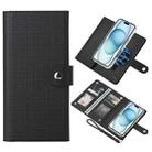 For iPhone 15 ViLi GHA-C Series RFID MagSafe Magnetic Flip Leather Phone Case(Black) - 1