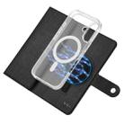 For iPhone 15 ViLi GHA-C Series RFID MagSafe Magnetic Flip Leather Phone Case(Black) - 3