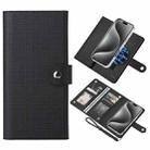 For iPhone 15 Pro ViLi GHA-C Series RFID MagSafe Magnetic Flip Leather Phone Case(Black) - 1
