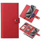 For iPhone 15 Pro ViLi GHA-C Series RFID MagSafe Magnetic Flip Leather Phone Case(Red) - 1