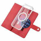 For iPhone 15 Pro Max ViLi GHA-C Series RFID MagSafe Magnetic Flip Leather Phone Case(Red) - 3