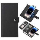 For iPhone 14 Pro ViLi GHA-C Series RFID MagSafe Magnetic Flip Leather Phone Case(Black) - 1