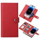 For iPhone 14 Pro Max ViLi GHA-C Series RFID MagSafe Magnetic Flip Leather Phone Case(Red) - 1