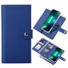 For iPhone 13 Pro ViLi GHA-C Series RFID MagSafe Magnetic Flip Leather Phone Case(Blue) - 1