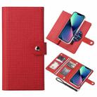 For iPhone 13 ViLi GHA-C Series RFID MagSafe Magnetic Flip Leather Phone Case(Red) - 1