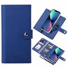 For iPhone 13 ViLi GHA-C Series RFID MagSafe Magnetic Flip Leather Phone Case(Blue) - 1