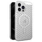 For iPhone 12 Pro Hollow Cooling MagSafe Phone Case(Silver) - 1