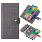 For iPhone 16 ViLi GHB-C Series RFID MagSafe Magnetic Flip Leather Phone Case(Grey) - 1