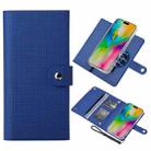 For iPhone 16 ViLi GHB-C Series RFID MagSafe Magnetic Flip Leather Phone Case(Blue) - 1