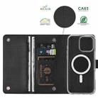 For iPhone 16 Plus ViLi GHB-C Series RFID MagSafe Magnetic Flip Leather Phone Case(Black) - 2