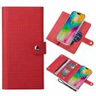 For iPhone 16 Pro Max ViLi GHB-C Series RFID MagSafe Magnetic Flip Leather Phone Case(Red) - 1