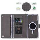 For iPhone 15 ViLi GHB-C Series RFID MagSafe Magnetic Flip Leather Phone Case(Grey) - 2