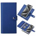 For iPhone 15 Pro ViLi GHB-C Series RFID MagSafe Magnetic Flip Leather Phone Case(Blue) - 1