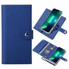 For iPhone 13 Pro Max ViLi GHB-C Series RFID MagSafe Magnetic Flip Leather Phone Case(Blue) - 1