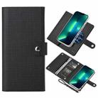 For iPhone 13 Pro ViLi GHB-C Series RFID MagSafe Magnetic Flip Leather Phone Case(Black) - 1