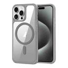 For iPhone 15 Pro Max MagSafe Acrylic Hybrid TPU Phone Case(Grey) - 1