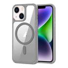 For iPhone 14 Plus MagSafe Acrylic Hybrid TPU Phone Case(Grey) - 1