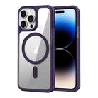 For iPhone 14 Pro MagSafe Acrylic Hybrid TPU Phone Case(Purple) - 1