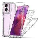 For Motorola Moto G24 Acrylic Transparent Phone Case - 2