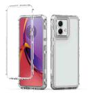 For Motorola Moto G84 5G Acrylic Transparent Phone Case - 1