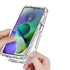 For Motorola Moto G54 5G Acrylic Transparent Phone Case - 3