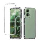 For Motorola Moto G35 Acrylic Transparent Phone Case - 1