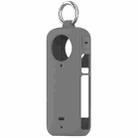 For Insta 360 X4 Portable Silicone Protective Case(Dark Grey) - 3