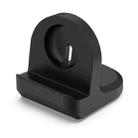 For Fitbit Ace LTE Smart Watch Silicone Charging Bracket(Black) - 1