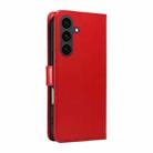 For Samsung Galaxy S25 FE 5G Cat and Bee Embossed Flip Leather Phone Case(Red) - 3