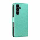 For Samsung Galaxy S25 FE 5G Cat and Bee Embossed Flip Leather Phone Case(Green) - 3