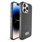 For iPhone 14 Pro Ice Silk Mesh Breathable Cooling Phone Case(Grey) - 1