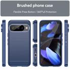 For Google Pixel 10 Carbon Fiber Brushed Texture TPU Phone Case(Blue) - 2