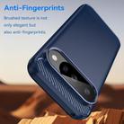 For Google Pixel 10 Carbon Fiber Brushed Texture TPU Phone Case(Blue) - 3