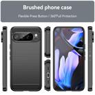 For Google Pixel 10 Pro XL Carbon Fiber Brushed Texture TPU Phone Case(Black) - 2