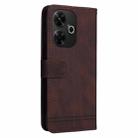 For Redmi 13 4G / Redmi Note 13R Skin Feel Life Tree Metal Button Leather Phone Case(Brown) - 3