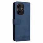 For Redmi 13 4G / Redmi Note 13R Skin Feel Life Tree Metal Button Leather Phone Case(Blue) - 3