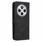 For Redmi 14C 4G Skin Feel Life Tree Metal Button Leather Phone Case(Black) - 3