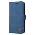 For Redmi 14C 4G Skin Feel Life Tree Metal Button Leather Phone Case(Blue) - 2