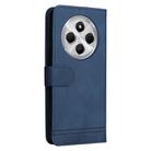 For Redmi 14C 4G Skin Feel Life Tree Metal Button Leather Phone Case(Blue) - 3