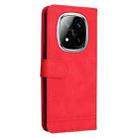 For Redmi Note 14 Pro 5G / Note 14 Pro+ 5G Skin Feel Life Tree Metal Button Leather Phone Case(Red) - 3