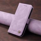 For Redmi Note 14 4G 163.25mm Global Skin Feel Life Tree Metal Button Leather Phone Case(Purple) - 2