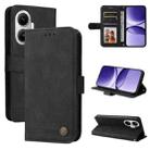 For Redmi Turbo 4 Pro / Xiaomi Poco F7 Skin Feel Life Tree Metal Button Leather Phone Case(Black) - 1