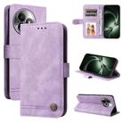 For Redmi K80 Ultra Skin Feel Life Tree Metal Button Leather Phone Case(Purple) - 1