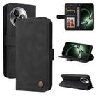 For Redmi K80 Ultra Skin Feel Life Tree Metal Button Leather Phone Case(Black) - 1