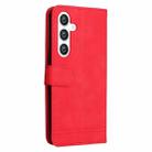 For Samsung Galaxy S25+ 5G Skin Feel Life Tree Metal Button Leather Phone Case(Red) - 3